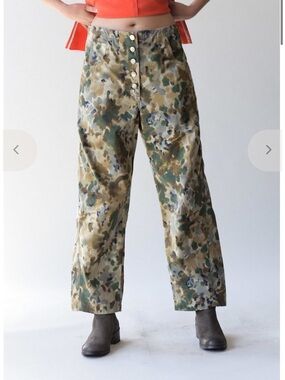 Rachel Comey Watercolor Camo Wide- Elkin pant